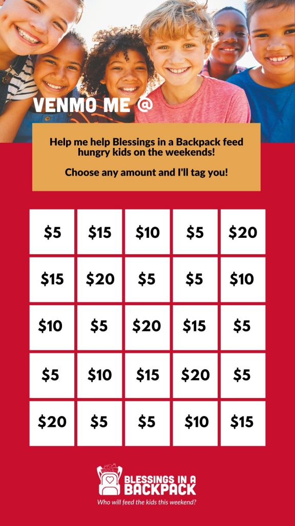 Bingo Option 1:2 Bingo board for Instagram Stories