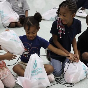 Children participating in Blessings in a Backpack (Photo Credit: William Estep/Nemours Children's Health System) Children participating in Blessings in a Backpack (Photo Credit: William Estep/Nemours Children's Health System)